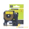 Dm 45018 Black On Yellow 12mm X 7met Echqo